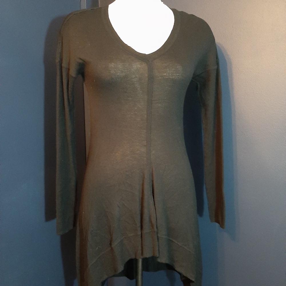 BEBE silk and cashmere sweater dress